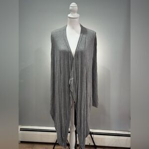 CLEARANCE! Gray BCBGMAXAZRIA Thin Open Sweater Size M EUC